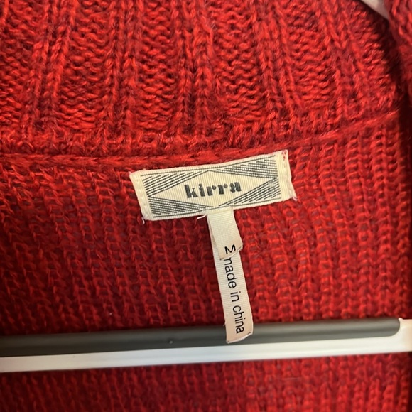 Red Knit Cardigan - Picture 2 of 3